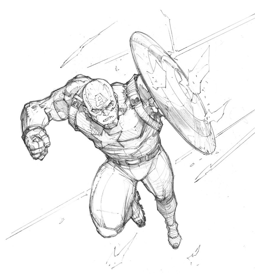 863x926 Captain America By Max Dunbar