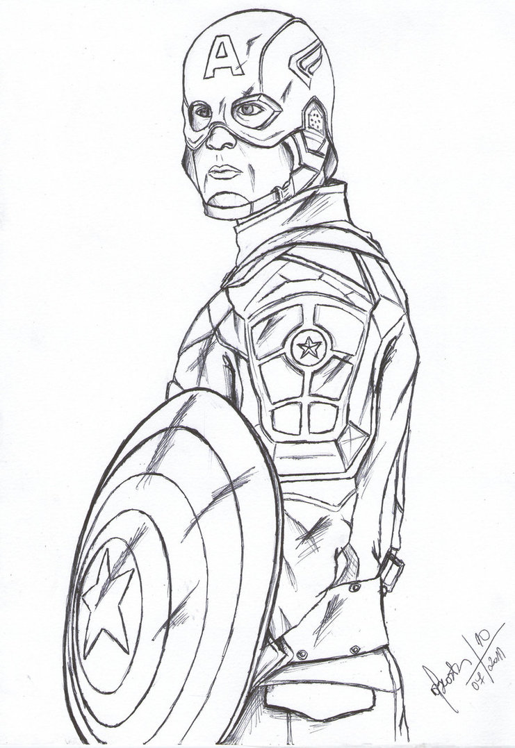 741x1077 Captain America