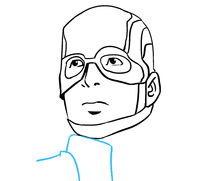 678x600 How To Draw Captain America In A Few Easy Steps Easy Drawing Guides