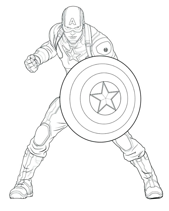 687x856 Coloring Pictures Of Captain America Captain Printable Coloring