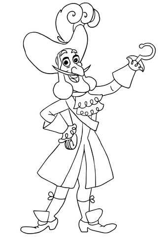 339x480 Captain Hook Coloring Page Free Printable Coloring Pages