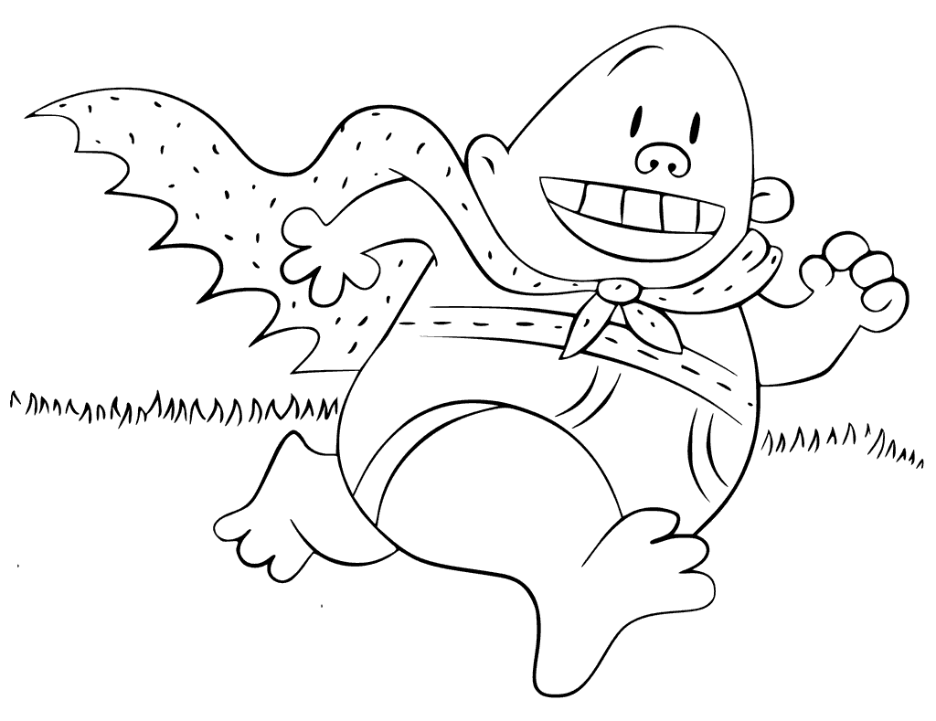 1024x789 Captain Underpants Coloring Pages