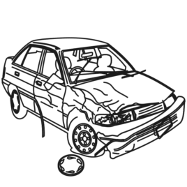 268x268 Fast Car Coloring Pages Az Coloring Pages Car Accident Coloring