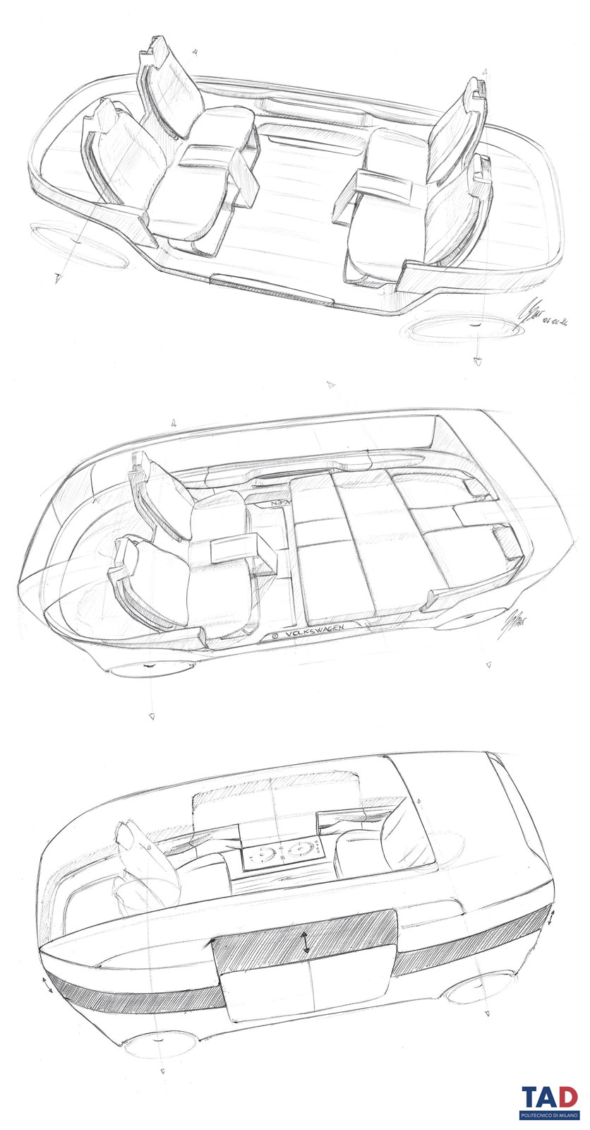 836x1600 Volkswagen Bull.e Design Sketches By Gianluca Bartolini