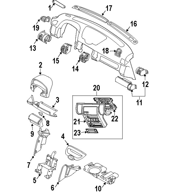 582x640 2005 2006 Infiniti G35 Sedan X Oem Center Dash Radio Climate
