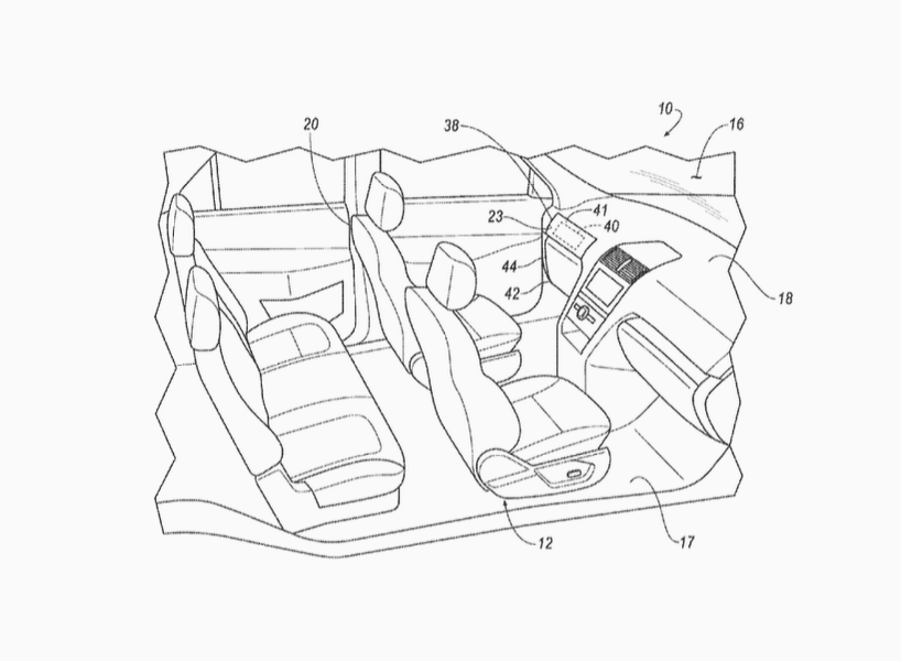 818x600 Ford Patents Removable Steering Wheels And Pedals For Self Driving Car