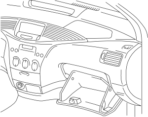 300x239 Automobile Dashboard Clip Art