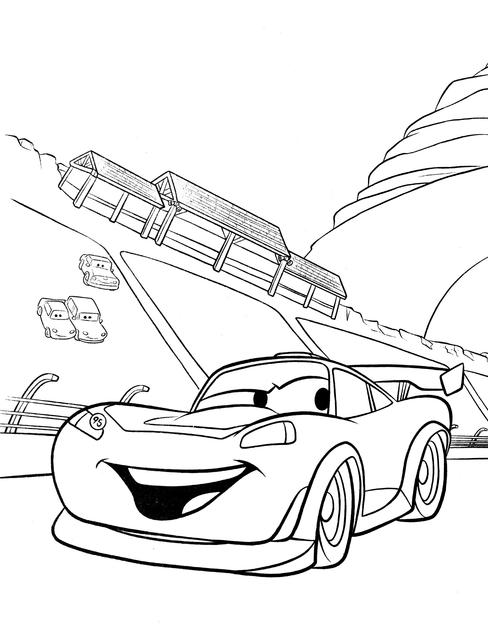 1700x2200 Disney Cars Coloring Pages Lovely Coloring Book Car For Free
