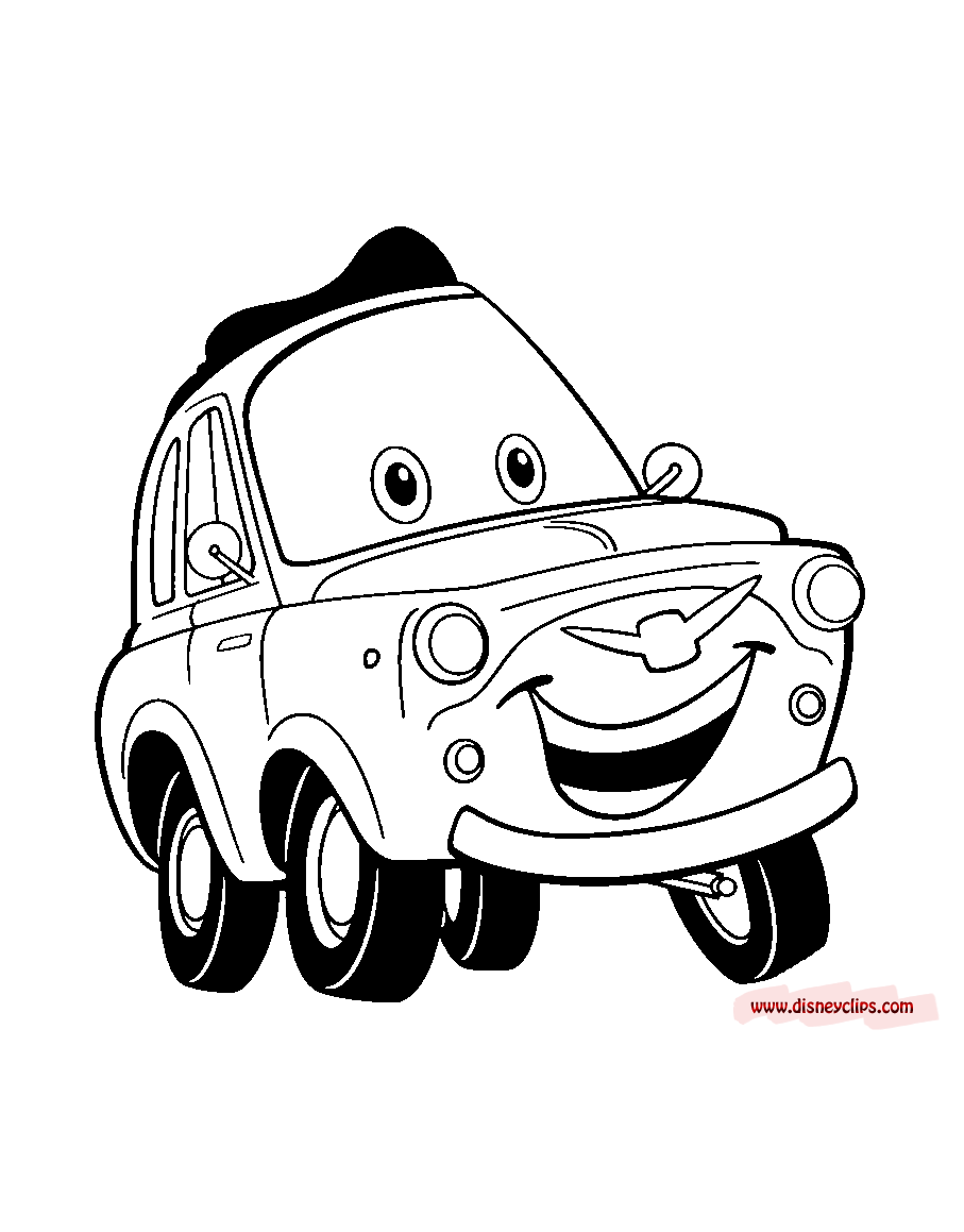 907x1159 Disney Pixar's Cars Coloring Pages Disney Coloring Book