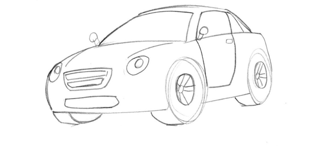 1132x509 Pictures Cartoon Car Drawings Sketches,