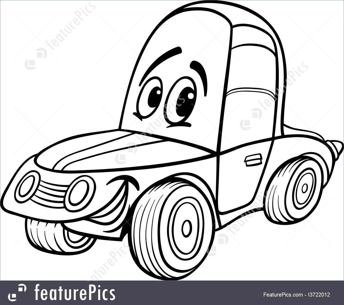 1300x1155 Auto Transport Car Cartoon For Coloring Book
