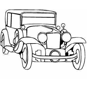 300x300 Classic Noble Car Coloring Pages Vintage Trucks