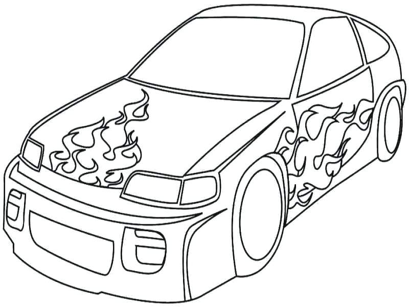 800x600 Simple Car Coloring Pages Kids Coloring Download Easy Car Coloring