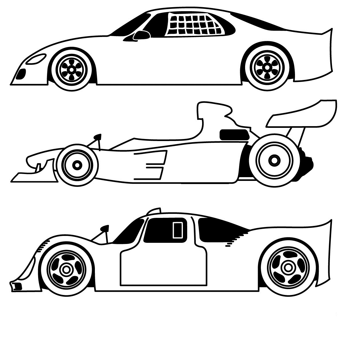 1200x1200 Sports Cars Coloring Pages For Boys Color Bros