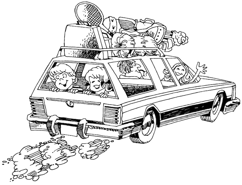 787x600 Single Mom Prepares For Long Holiday Road Trip With Family