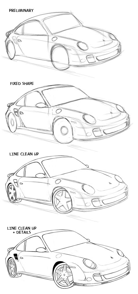 477x1014 How To Draw A Car Sharenoesis