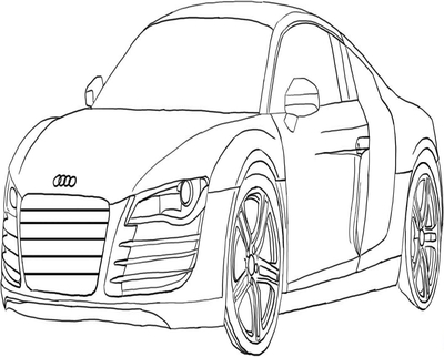 400x322 Co2 Car Coloring Drawing Page Image Clipart Images