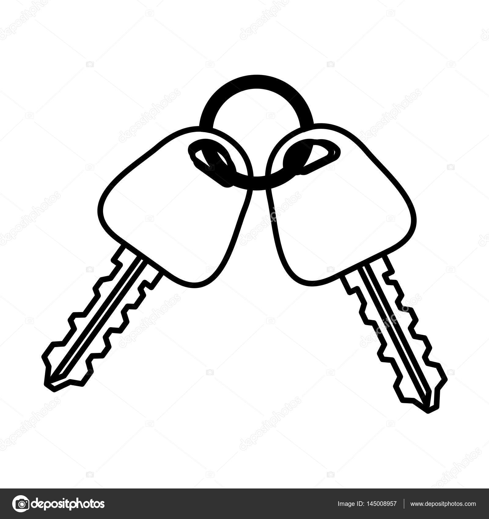 1600x1700 Car Key Silhouette Icon Stock Vector Yupiramos