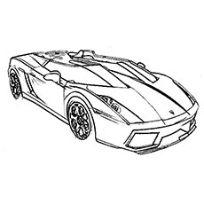230x230 Top 20 Free Printable Sports Car Coloring Pages Online