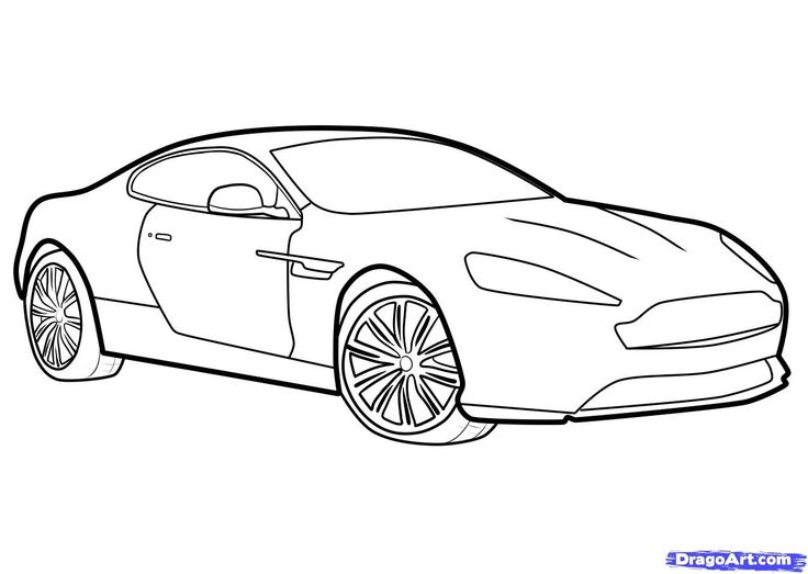 736x523 Line Drawings Of Cars