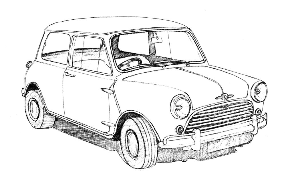 1000x663 Car Drawings In Pencil (24)