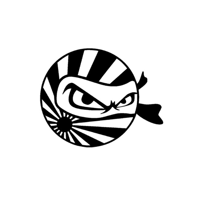 640x640 Jdm Ninja Japan Flag Vinyl Sticker Decal Drift Logo Computer