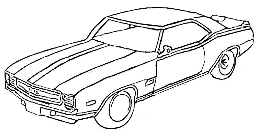 Car Outline Drawing at GetDrawings | Free download