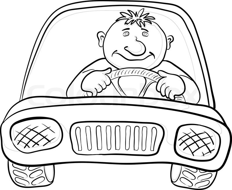800x656 Gallery Drawing Of Person In Car,