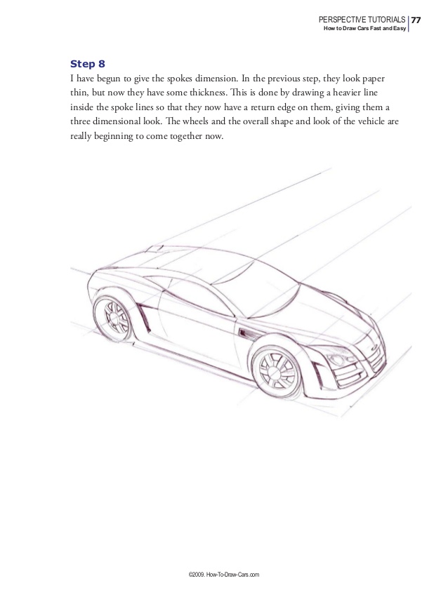 638x851 How To Draw Cars Fast And Easy