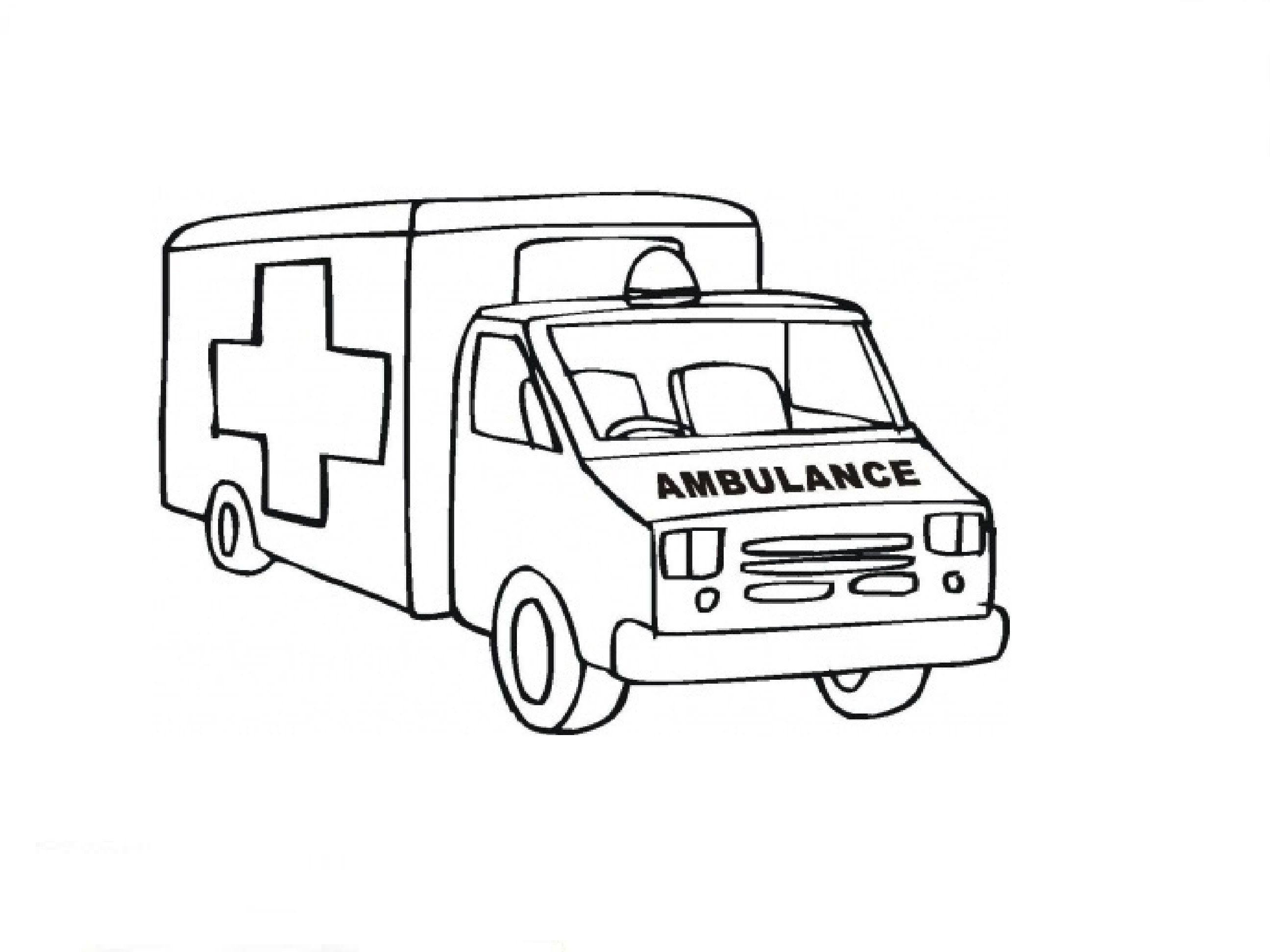 2592x1944 How To Draw An Ambulance Car