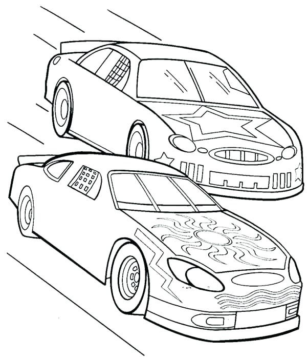 600x698 Coloring Pages Of Race Cars Synthesis.site