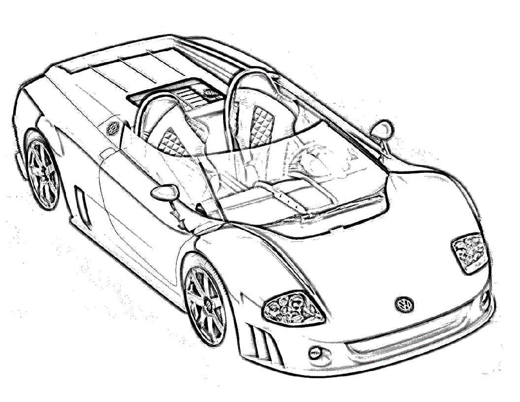 1056x816 Race Car Coloring Pages For Boys Preschool In Funny Draw Page