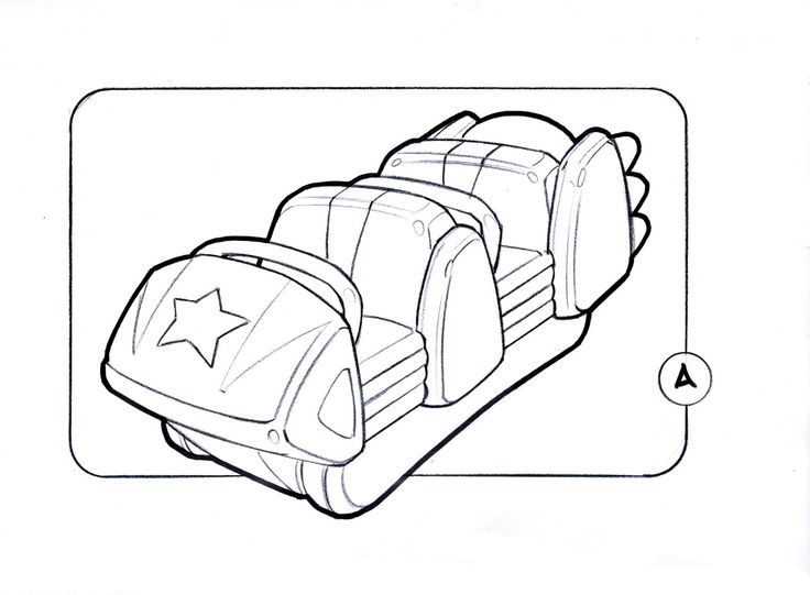Car Side View Drawing