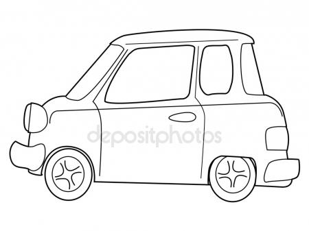 450x337 Retro Car, Side View Stock Vector Perysty