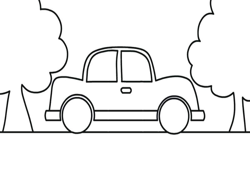 800x600 Simple Car Coloring Pages Simple Car Coloring Pages Simple Race