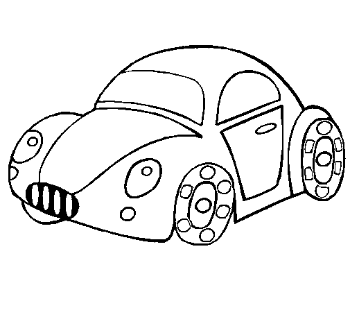 505x470 Toy Car Coloring Page
