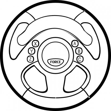 425x425 Steering Wheel Clipart Clipart Panda