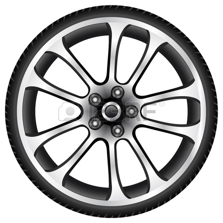 450x450 Car Wheel And Tyre Royalty Free Cliparts, Vectors, And Stock