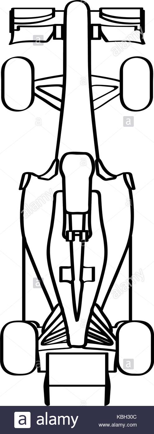 495x1390 Top View Of A Racing Car Stock Vector Art Amp Illustration, Vector