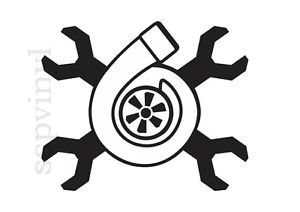 300x212 Turbo Cross Wrench Import Domestic Car Truck Decal Sticker Ebay