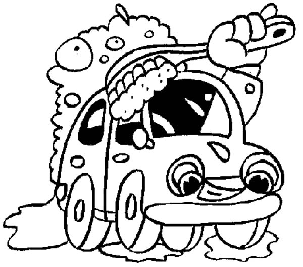 600x529 Giant Brush Car Wash Coloring Pages Best Place To Color