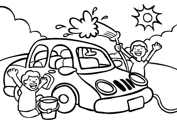 Car Wash Drawing at GetDrawings | Free download