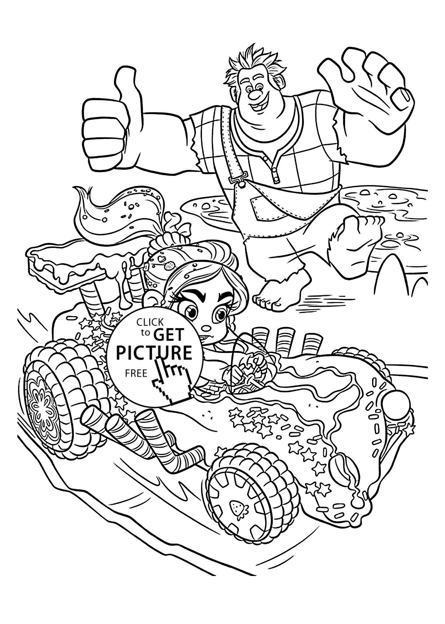 1483x2079 Nice Sweet Car Coloring Pages For Kids, Printable Free