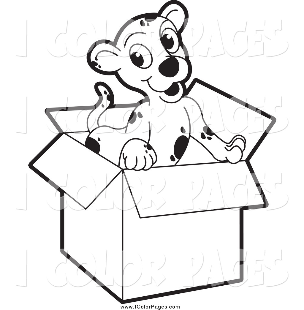 1024x1044 Vector Coloring Page Of Blacknd White Happy Puppy In