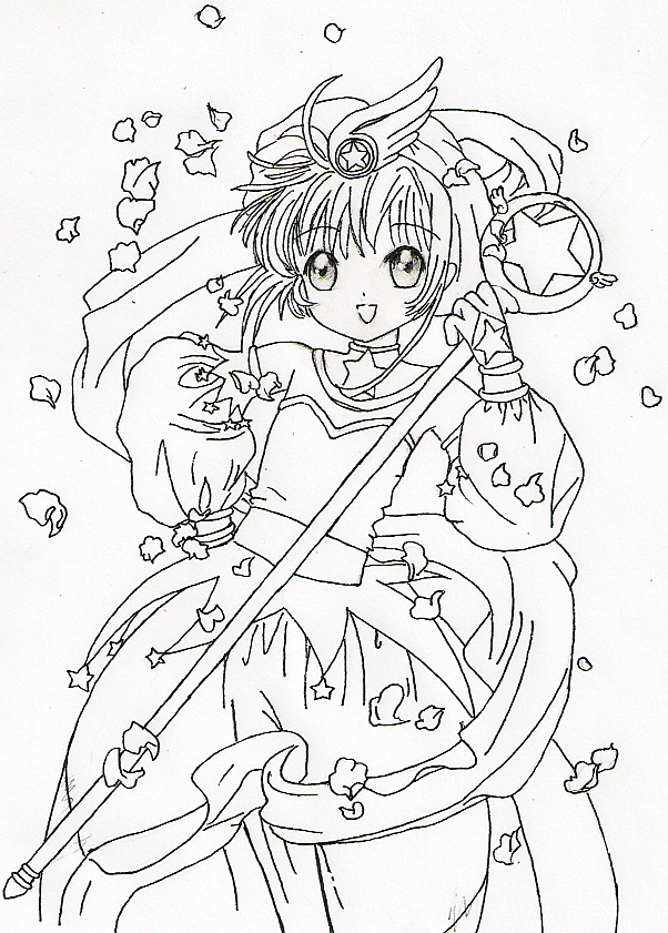 602x841 This Is Supposed To Be A Drawing Of Cardcaptor Sakura