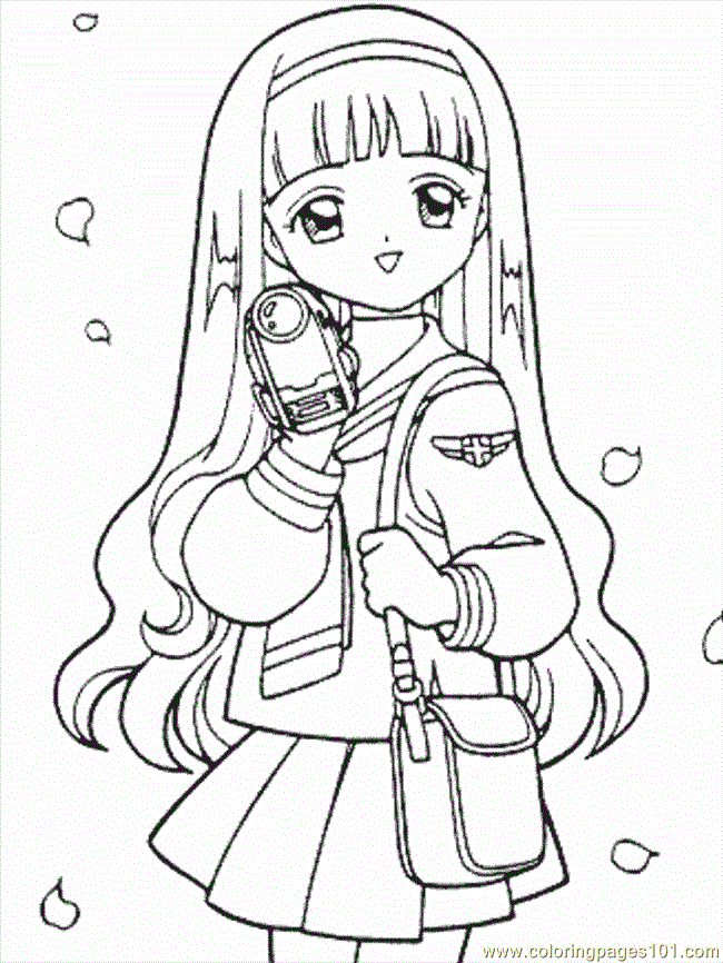650x866 Card Captors Coloring Pages 46 Coloring Page