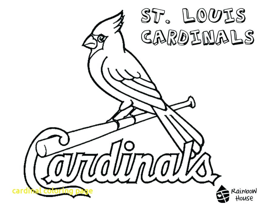 863x685 Cardinal Coloring Page