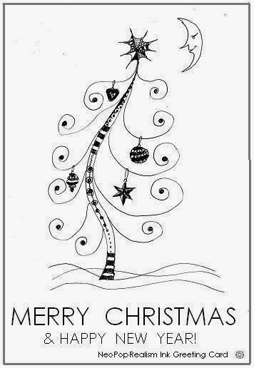 356x516 Christmas Card Draw] 25 Unique Christmas Cards Drawing Ideas