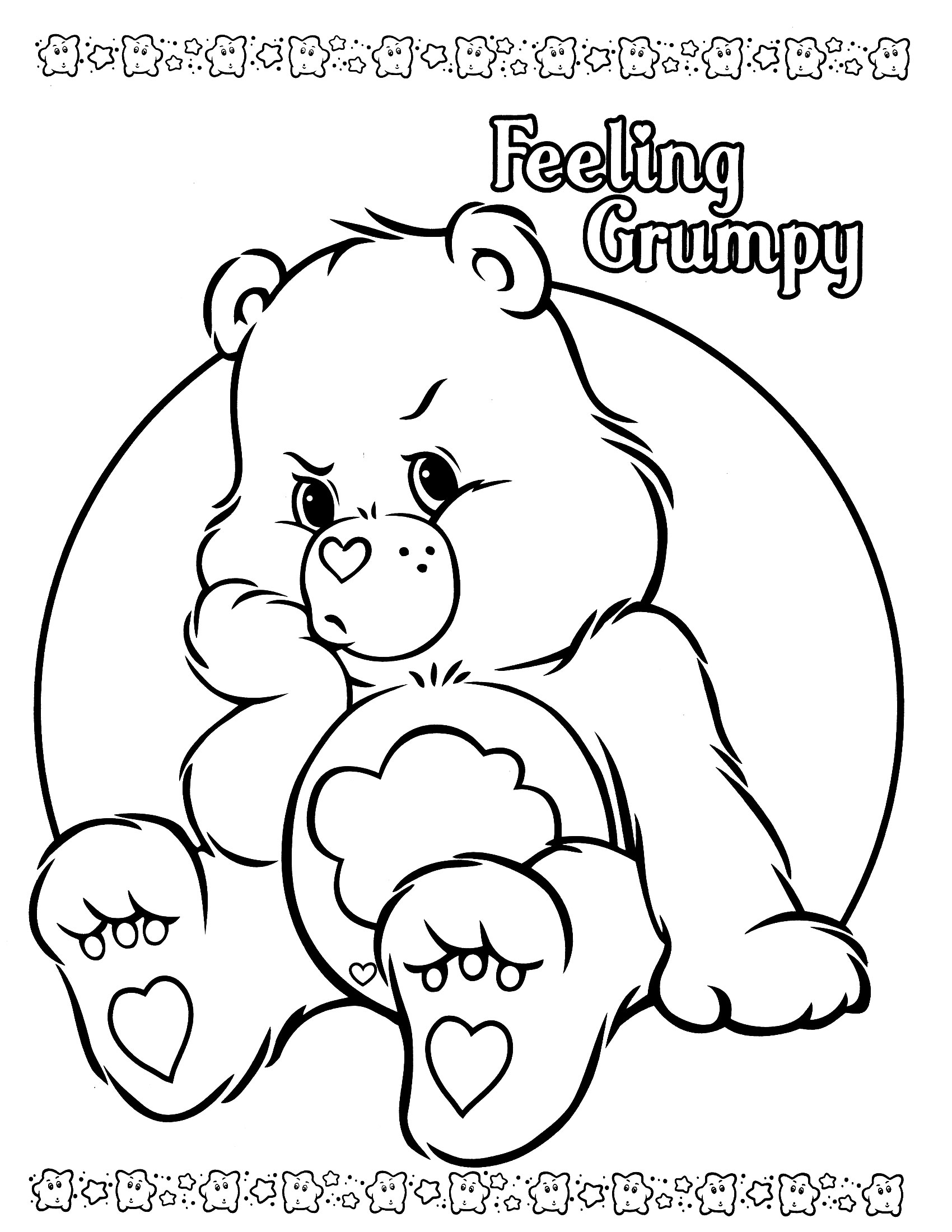 1700x2200 Picture Care Bears Coloring Pages 16 In Print