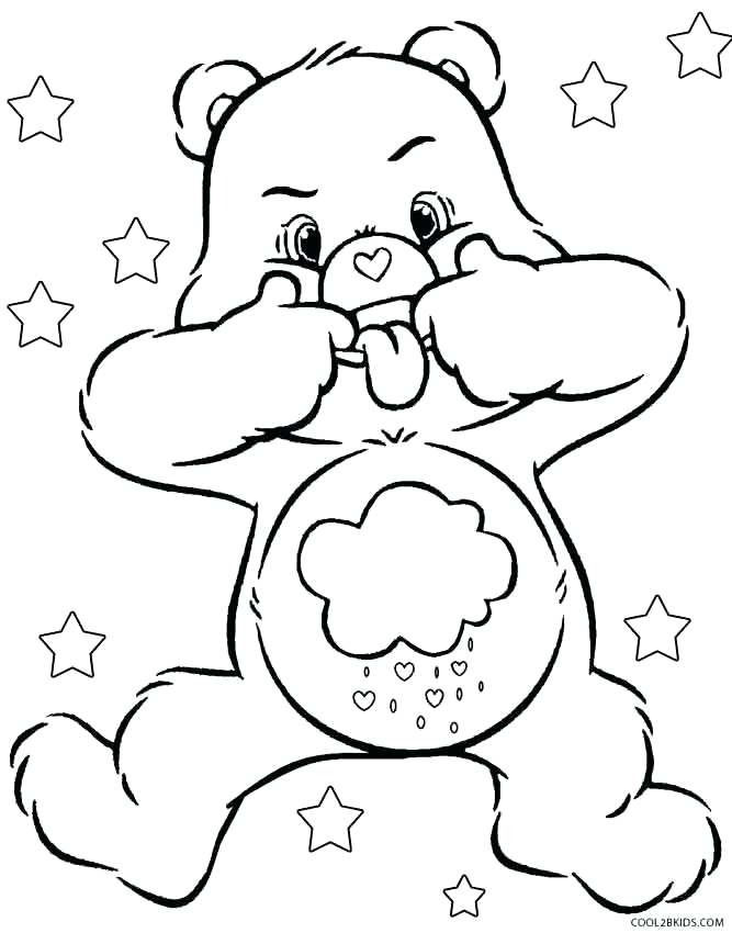 667x850 Care Bears Coloring Pages